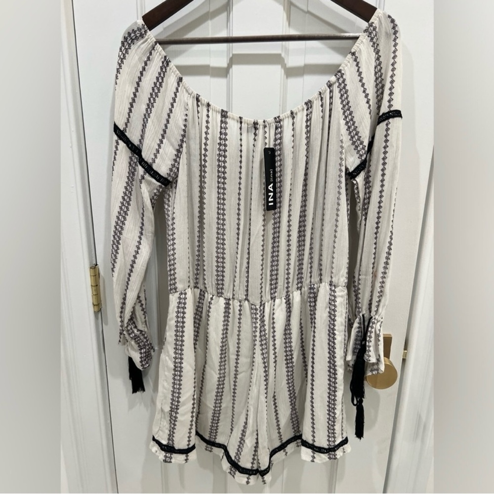 INA Romper White and Black
Women's Size L NWT - Picture 4 of 9